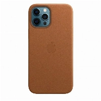 Чехол Apple iPhone 12/12 Pro Leather Case (MHKF3), Saddle Brown, коричневый