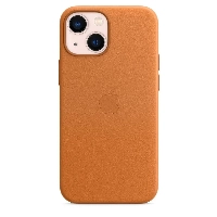 Чехол Apple iPhone 13 mini Leather Case (MM0D3), Golden Brown, коричневый