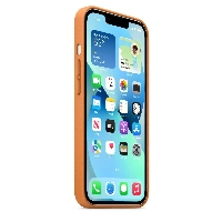 Чехол Apple iPhone 13 mini Leather Case (MM0D3), Golden Brown, коричневый