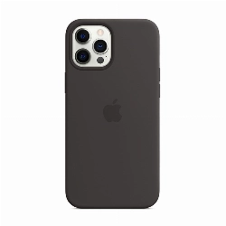 Чехол Apple iPhone 12 Pro Max Silicone Case (MHLG3), Black, черный