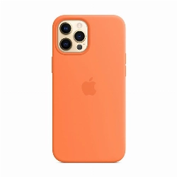Чехол Apple iPhone 12 Pro Max Silicone Case (MHL83), Kumquat, оранжевый