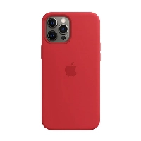 Apple iPhone 12 Pro Max Silicone Case (MHLF3), Red, красный
