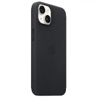 Apple iPhone 14 Leather Case (MPP43), Midnight, черный