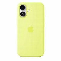 Apple iPhone 17 Silicone Case (MGEV4), Neon Yellow, желтый неон