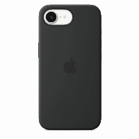 Apple iPhone 16e Silicone Case (MD3N4), Black, черный
