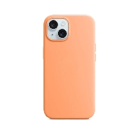 Apple iPhone 15 Plus Silicone Case (MT173),  Orange Sorbet, оранжевый