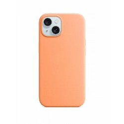 Чехол Apple iPhone 15 Plus Silicone Case (MT173),  Orange Sorbet, оранжевый