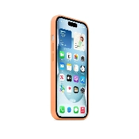 Apple iPhone 15 Plus Silicone Case (MT173),  Orange Sorbet, оранжевый