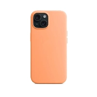 Apple iPhone 15 Plus Silicone Case (MT173),  Orange Sorbet, оранжевый