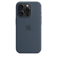 Apple iPhone 15 Silicone Case (MT0N3), Storm Blue, синий