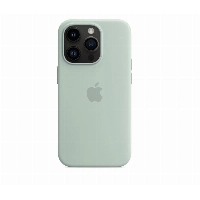 Apple iPhone 14 Pro Silicone Case (MPTL3), Succulent, зеленый 