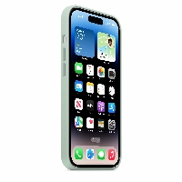 Apple iPhone 14 Pro Silicone Case (MPTL3), Succulent, зеленый 