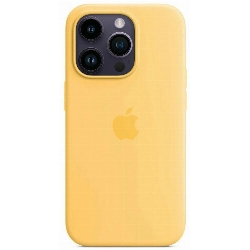 Чехол Apple iPhone 14 Pro Silicone Case (MPTM3), Sunglow, желтый