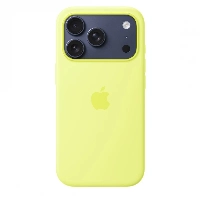 Apple iPhone 17 Pro Max Silicone Case (MGFM4), Neon Yellow, желтый неон