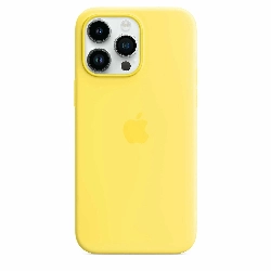 Чехол Apple iPhone 14 Pro Max Silicone Case (MQUL3), Canary Yellow, желтый