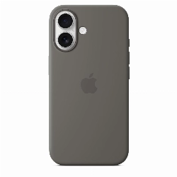 Чехол Apple iPhone 16 Silicone Case (MYY33), Stone Gray, серый
