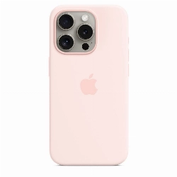Чехол Apple iPhone 15 Pro Max Silicone Case (MT1U3), Light Pink, розовый
