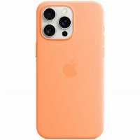 Apple iPhone 15 Pro Silicone Case (MT1H3), Orange Sorbet, оранжевый