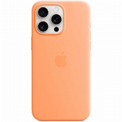 Чехол Apple iPhone 15 Pro Silicone Case (MT1H3), Orange Sorbet, оранжевый