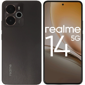 Смартфон Realme 14 5G, 12/256 ГБ, black, Черный