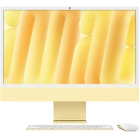Моноблок Apple iMac 24 2024 (Z1EK000TF), 4480x2520, Apple M4, RAM 16 ГБ, SSD 1024 ГБ, 10-core CPU, 10-core GPU, MacOS, Yellow, желтый