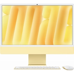 Моноблок Apple iMac 24 2024 (Z1EK000TF), 4480x2520, Apple M4, RAM 16 ГБ, SSD 1024 ГБ, 10-core CPU, 10-core GPU, MacOS, Yellow, желтый