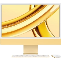 Моноблок Apple iMac 24" 2023 Z19F000DD, 4480x2520, Apple M3, RAM 24 ГБ, SSD 1024 ГБ, 8-core CPU, 10-core GPU, MacOS, Yellow, желтый