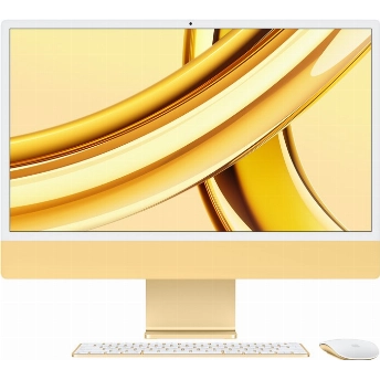 Моноблок Apple iMac 24" 2023 Z19F000D9, 4480x2520, Apple M3, RAM 16 ГБ, SSD 1024 ГБ, 8-core CPU, 10-core GPU, MacOS, Yellow, желтый
