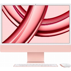 Моноблок Apple iMac 24" 2023 Z19M000DD, 4480x2520, Apple M3, RAM 24 ГБ, SSD 1024 ГБ, 8-core CPU, 10-core GPU, MacOS, Pink, розовый