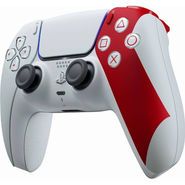 Sony Dualsense, God of War 20th Anniversary, белый/красный