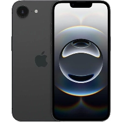 Смартфон Apple iPhone 16e 128 GB, Dual SIM (nano SIM+eSIM), Black