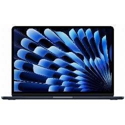 Ноутбук Apple MacBook Air 15 2025 2880x1864, Apple M4, RAM 16 ГБ, SSD 256 ГБ, Apple graphics 10-core, macOS, MW1L3, Midnight, тёмная ночь