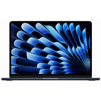 Ноутбук Apple MacBook Air 15 2025 2880x1864, Apple M4, RAM 16 ГБ, SSD 256 ГБ, Apple graphics 10-core, macOS, MW1M3, Midnight, тёмная ночь