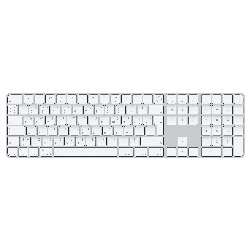 Клавиатура Apple Magic Keyboard USB-C с Touch ID, белый (MXK73RS/A) 