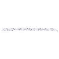 Клавиатура Apple Magic Keyboard USB-C с Touch ID, белый (MXK73RS/A) 