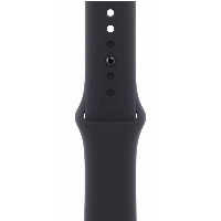 Умные часы Apple Watch Series 9 41 мм, S/M 130-180 мм, Stainless Steel Case with Sport Band, Graphite/Midnight