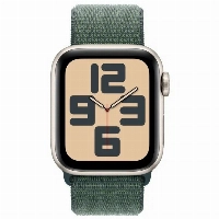 Умные часы Apple Watch Series SE Gen 2 (2024), 44 мм, Starlight Aluminium Case with Lake Green Sport Loop, Сияющая звезда/Зеленый