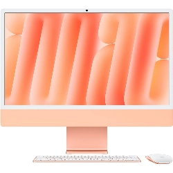 Моноблок Apple iMac 24 2024 (Z1EW000DV), 4480x2520, Apple M4, RAM 16 ГБ, SSD 1024 ГБ, 10-core CPU, 10-core GPU, MacOS, Orange, оранжевый