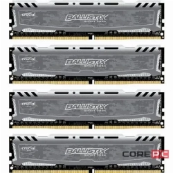 Оперативная память Crucial, 16 Гб, 4 шт. (BLS4K16G4D26BFSE)