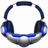 Наушники Dyson Zone, Ultra Blue/Prussian Blue, синий