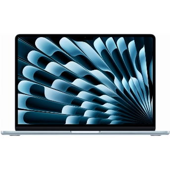 Ноутбук Apple MacBook Air 13 2025 2560x1664, Apple M4, RAM 24 GB, SSD 512 GB, 10-Core CPU 10-Core GPU, macOS, MC6V4, Sky Blue, небесно-голубой