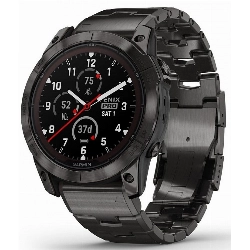 Умные часы Garmin Fenix 7X Pro Sapphire Solar, Titanium Carbon Gray with Titanium Band