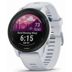 Умные часы Garmin Forerunner 255 Music, Whitestone, белый камень