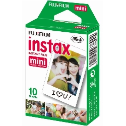 Упаковка фотобумаги Fujifilm Instax Mini Glossy Films, 10 фотографий, белая 