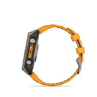 Умные часы Garmin Fenix 8, 47 мм, AMOLED, Sapphire Titanium, Orange/Graphite