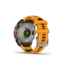 Умные часы Garmin Fenix 8, 47 мм, AMOLED, Sapphire Titanium, Orange/Graphite