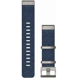 Ремешок Garmin QuickFit Band, 22 мм, Strap MARQ Jacquard Weave Nylon Strap, Indigo