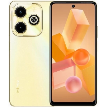 Смартфон Infinix Hot 40i, 4/128Gb Gold, золотой