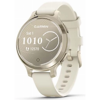 Смарт-часы Garmin Lily 2 Active, Lunar Gold with Bone Silicone Band