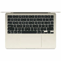 Ноутбук Apple MacBook Air 13 2024 2560x1664, Apple M3, RAM 16 ГБ, SSD 1 ТБ, 8-Core CPU 10-Core GPU, macOS, Z1G700054, Starlight, сияющая звезда